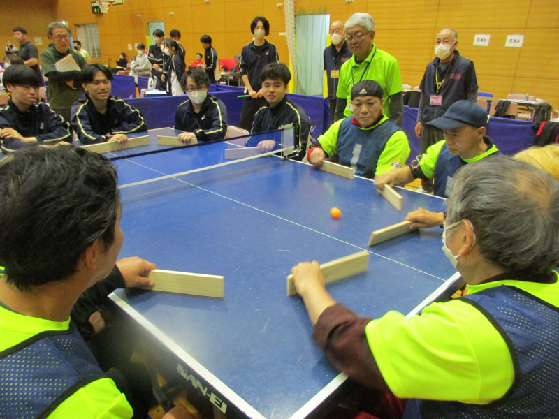 10月　岩手県卓球バレー大会予選